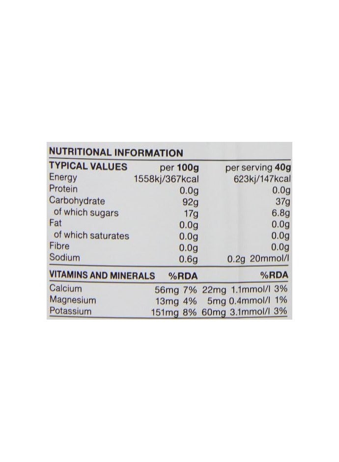 Go Electrolyte Blackcurrant,47g of carbohydrate per serving to support improved physical performance,Part of your ritual since 1992 1.6kg