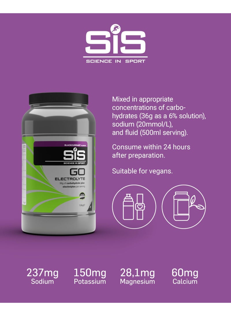 Science in Sport GO Electrolyte 36g of carbohydrate per serving to support improved physical performance* 1.6kg - Image 4