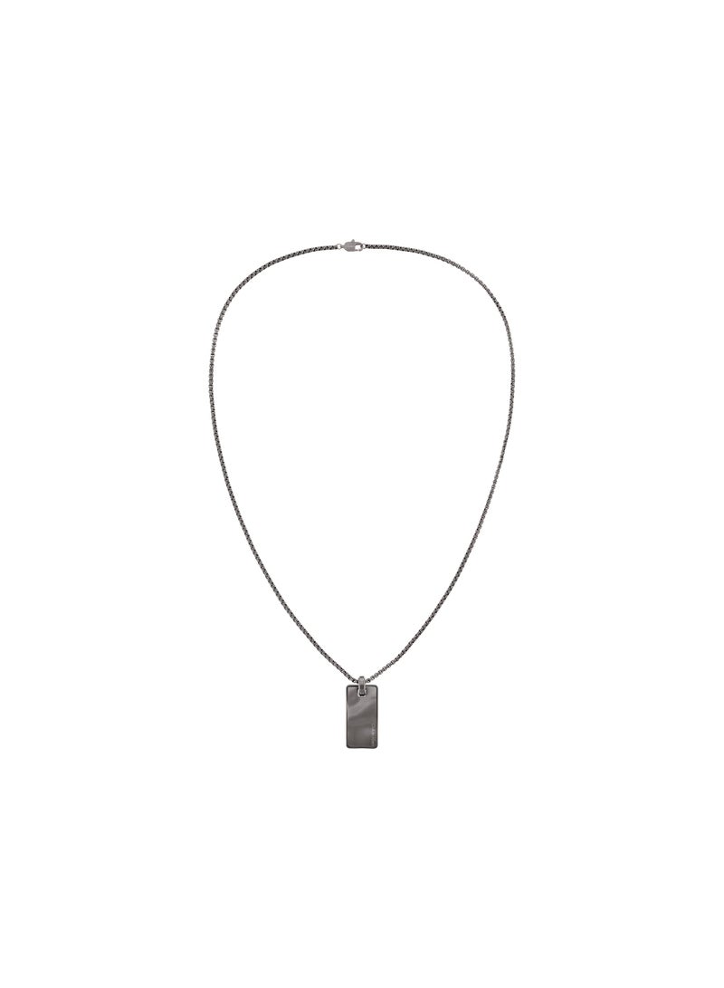 CALVIN KLEIN JEWELRY CK METALLIC WAVES MENS PENDANT NECKLACE - 35100032 - Image 1