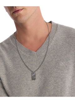CALVIN KLEIN CALVIN KLEIN JEWELRY CK METALLIC WAVES MENS PENDANT NECKLACE - 35100032  - Image 2