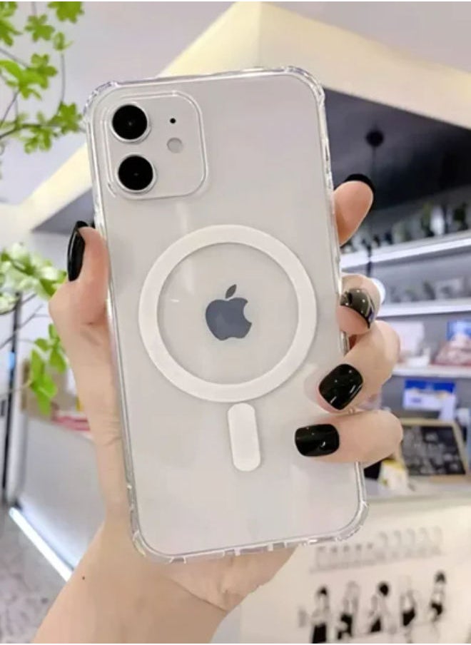 SHOPI - Magsafe Silicone Case Cover For Apple Iphone 12 Pro Max - Image 1