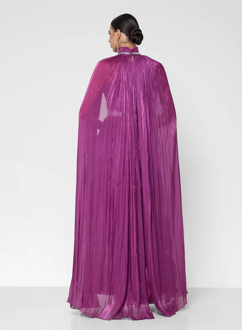 جولدن ابل 2Pcs Set Belted Maxi Dress
