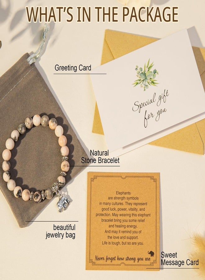 AGOT Daughter in Law Bracelets Gifts: Dear Daughter in Law Birthday Gifts from Mother in Law, Red Creek Jasper-Memory, Stone, Jasper - Image 5