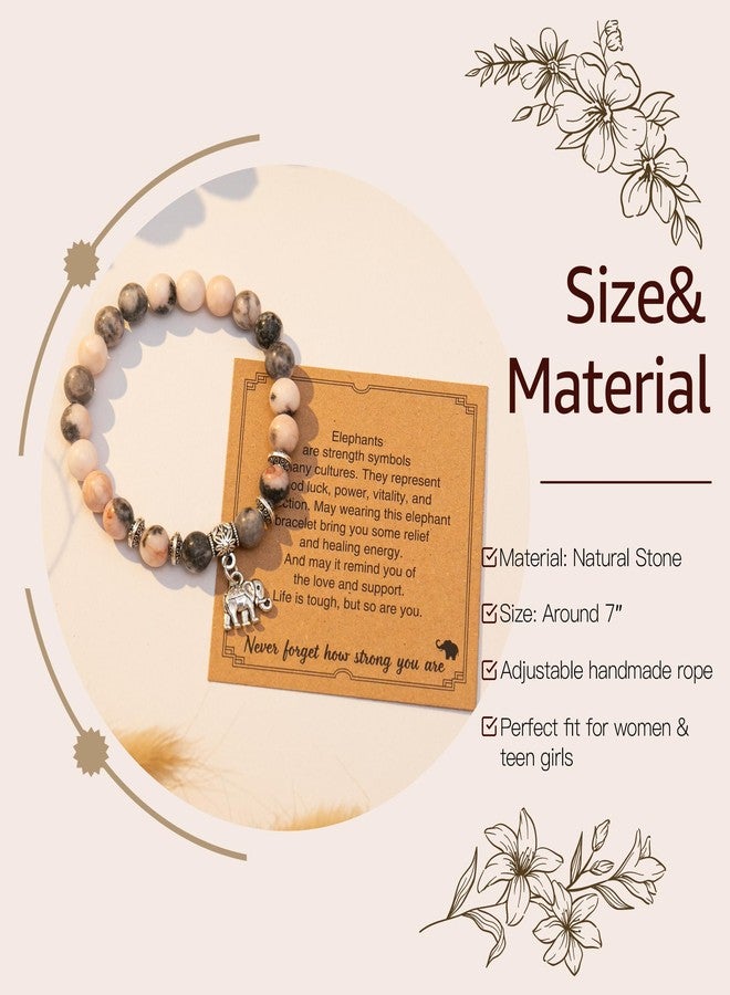 AGOT Daughter in Law Bracelets Gifts: Dear Daughter in Law Birthday Gifts from Mother in Law, Red Creek Jasper-Memory, Stone, Jasper - Image 2