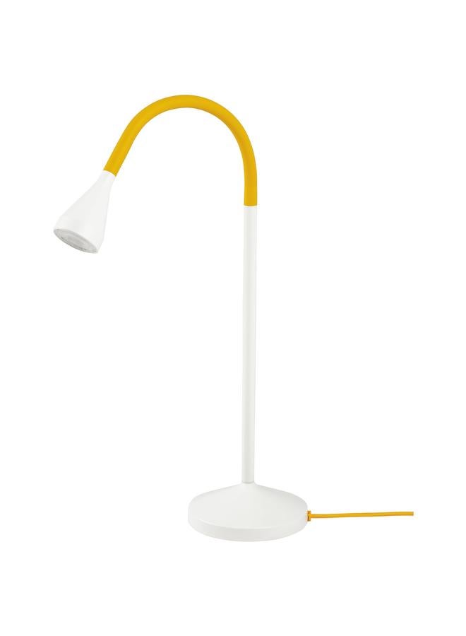 Zaboon LED desk lamp, yellow/white - Image 1