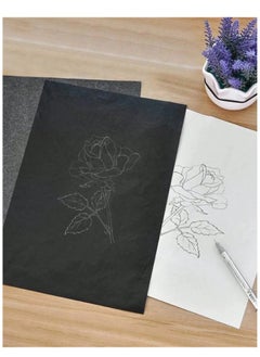 FLAMINGO A4 Size Carbon Paper 100 Sheet Black  - Image 1
