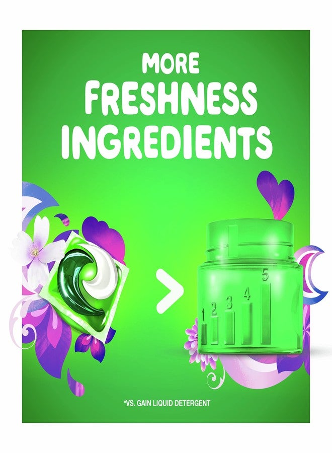 Gain flings! Liquid Laundry Detergent Pacs, Moonlight Breeze, 42 Count - Image 5