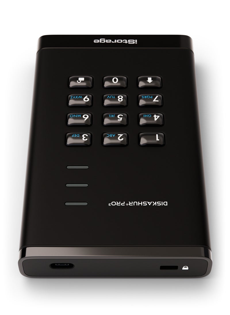 iStorage diskAshur PRO3 HDD 4TB - Secure Portable Hard Drive – FIPS Level 3 certified - Dust/Water Resistant - Hardware encryption - Image 5