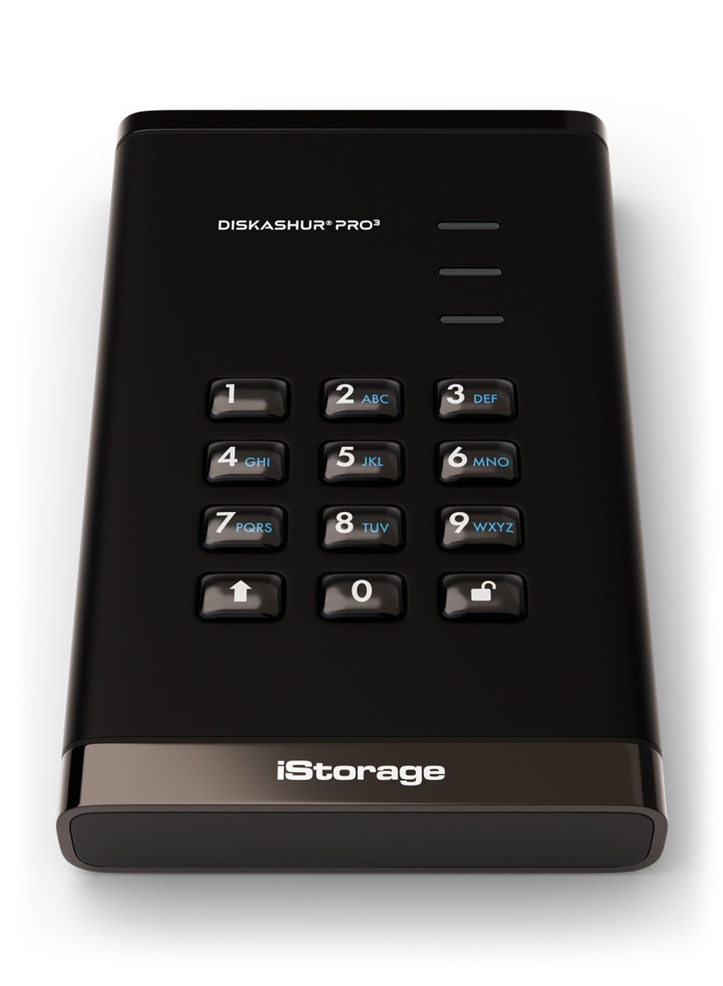 iStorage diskAshur PRO3 HDD 4TB - Secure Portable Hard Drive – FIPS Level 3 certified - Dust/Water Resistant - Hardware encryption - Image 4