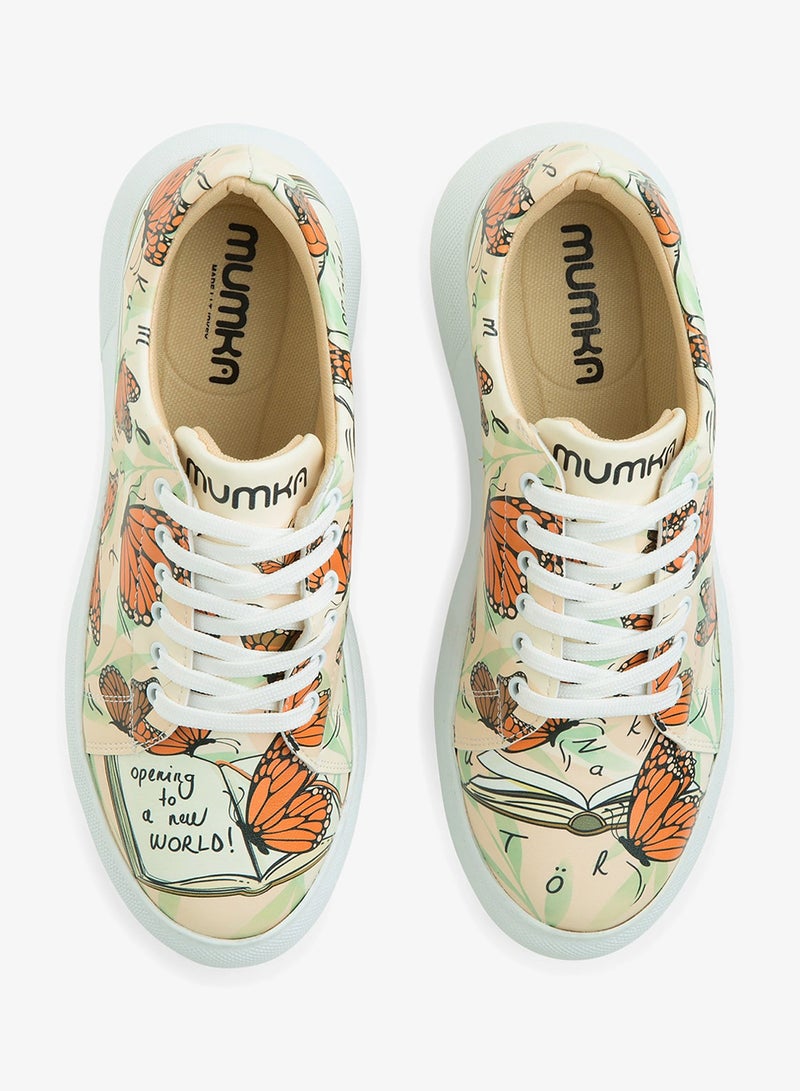 Mumka The Book and Butterflies Sneakers - Image 3