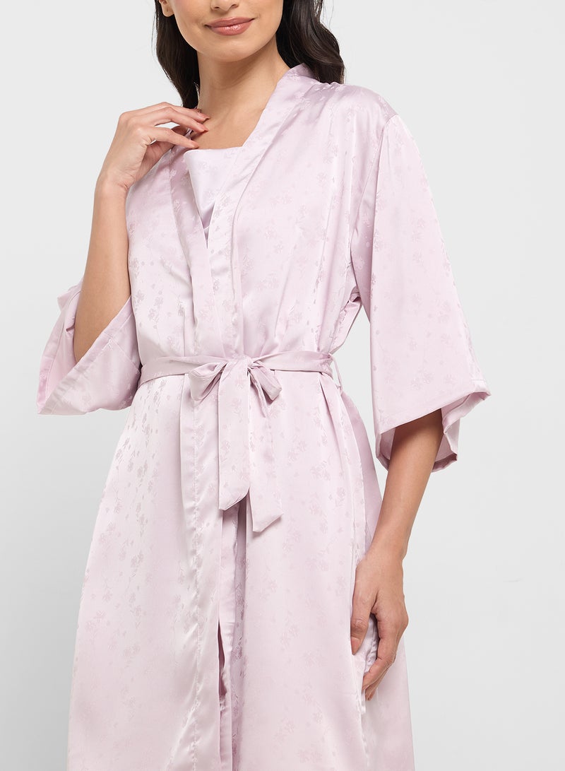 ELLA Slip Dress With Night Robe - Image 3