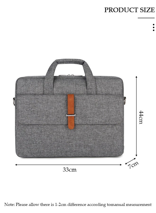 DUNISO Laptop Bag Lightweight Computer Bag Travel Business Briefcase Water Resistance Shoulder Messenger Bag Crossbody Bag for Men and Women Work Office - Image 2