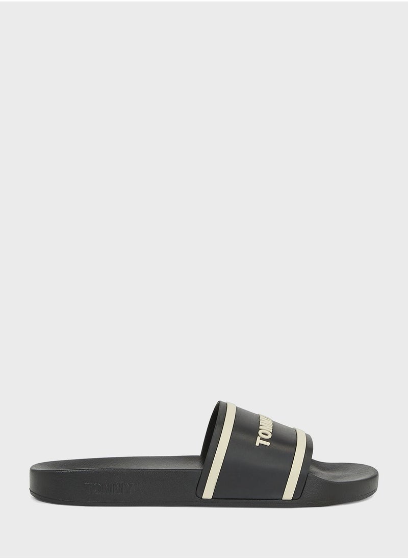 TOMMY JEANS - Logo Pool Slides - Image 1