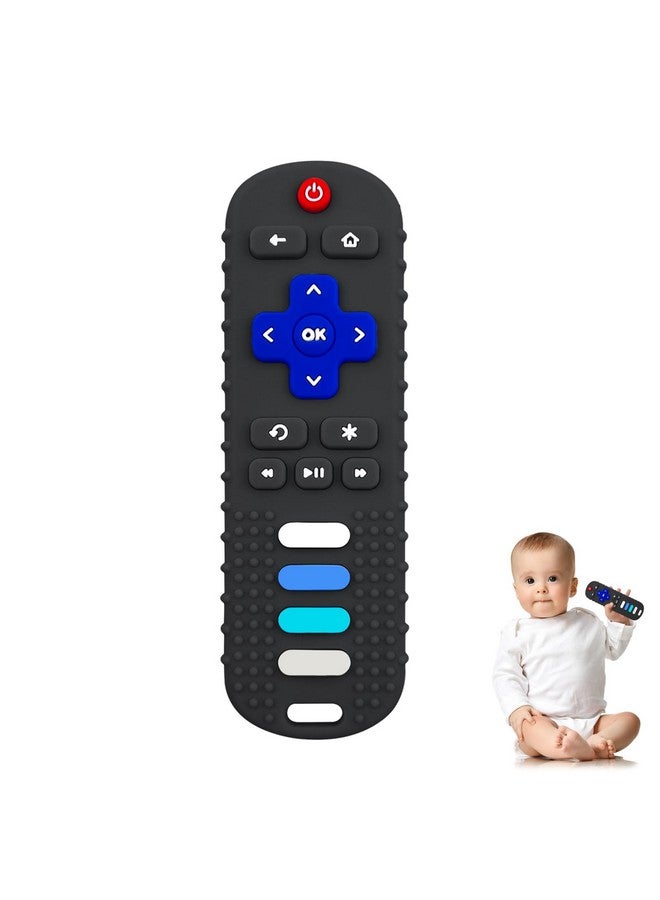 YAPROMO ألعاب التسنين للأطفال YAPROMO، 2 قطعة على شكل جهاز تحكم عن بعد، لعبة مضغ من السيليكون بدرجة غذائية - Image 1