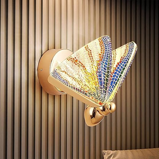kinis Creative with Golden Deer Led Wall Lamp for Wall/Led Wall Light/Led Wall Scone to décor Your Home/Living Room/Bedroom/Cafe, Round Shape, (3 Color in One) Yellow, White and Natural White - Image 2
