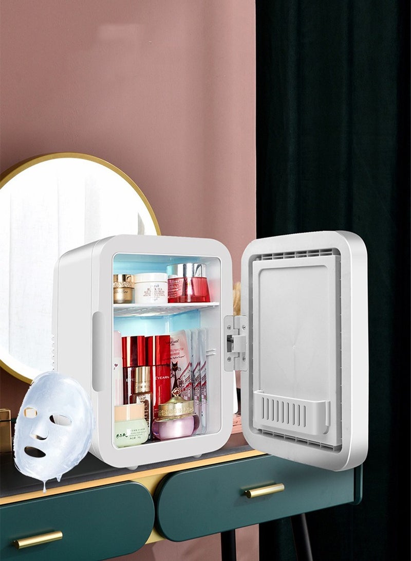 Generic 4L Mini Fridge with mirror, Portable Cooler Fridge for Car, Office, Bedroom, Compact Car Refrigerators for Food, Drinks, Travel or Cool Small Makeup Fridge for Cosmetics, Skin Care and Food  - Image 5