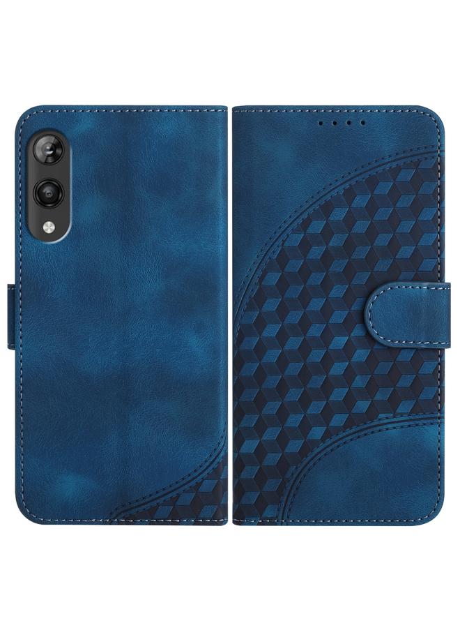 اس-توب جراب هاتف Rakuten Hand YX0060 من الجلد المنقوش برأس فيل مع حبل تعليق - Image 1