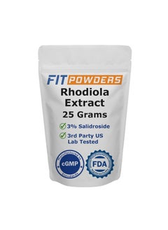 Rhodiola Crenulata Extract Powder 3% Salidroside (Same Family As Rhodiola Rosea) (25 Grams)
