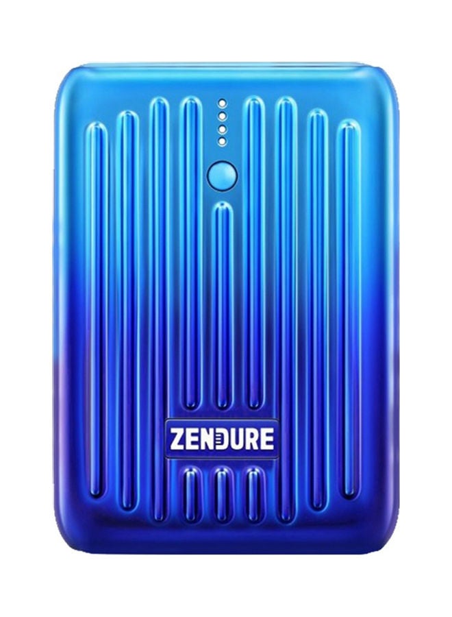 ZENDURE 10000 mAh SuperMini 10000mAh Credit Card Size Power Bank blue - Image 1