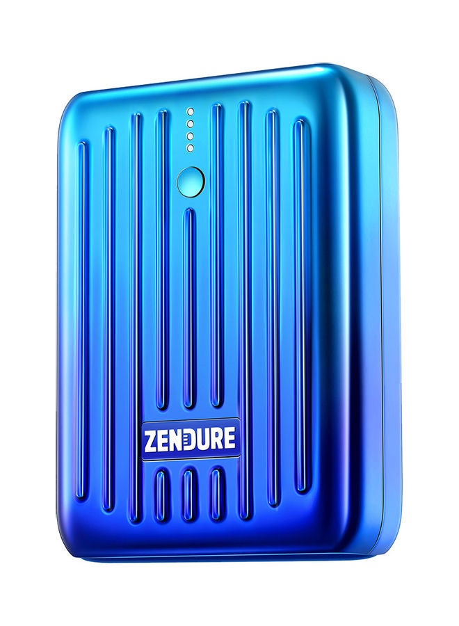 ZENDURE 10000 mAh SuperMini 10000mAh Credit Card Size Power Bank blue - Image 2