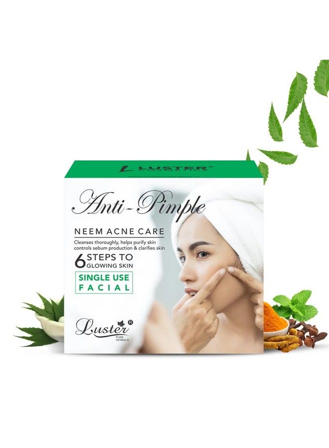 LUSTER مجموعة العناية بالوجه ضد البثور؛ مجموعة العناية بالوجه من 6 خطوات؛ مجموعة العناية بالوجه صغيرة للاستخدام مرة واحدة؛ مكافحة حب الشباب وإزالة البثور؛ لبشرة متوهجة ونقية؛ للنساء والرجال؛ جميع أنواع البشرة (خالية من البارابين والكبريتات) 40 جرام - Image 1