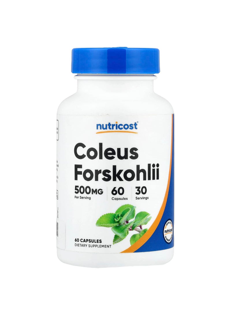 Nutricost Coleus Forskohlii, 60 Capsules (250 mg per Capsule)
