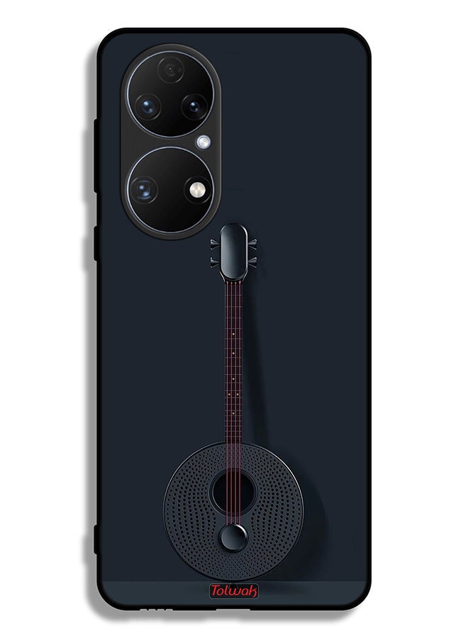 Tolwak Huawei P50E Protective Case Cover Guitar - Image 2