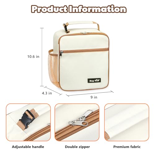 Hap Tim Insulated Lunch Bag Women, Reusable Lunch Box for Women & Men, Adluts Lunchbox for Work, Portable Lunchbag（18654-BE） - Image 5