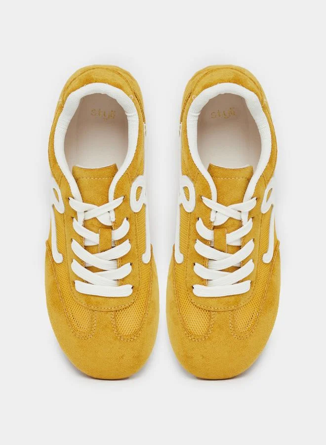Styli Styli German Army Lace Up Sneakers