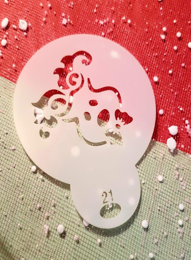 Rack Jack Reusable Creative Coffee Art Stencil Lattes or Hot Chocolate DIY Decorating Cake Cappuccino Design Template Strew Pad for Home, Office & Restaurants - Reindeer - Image 2