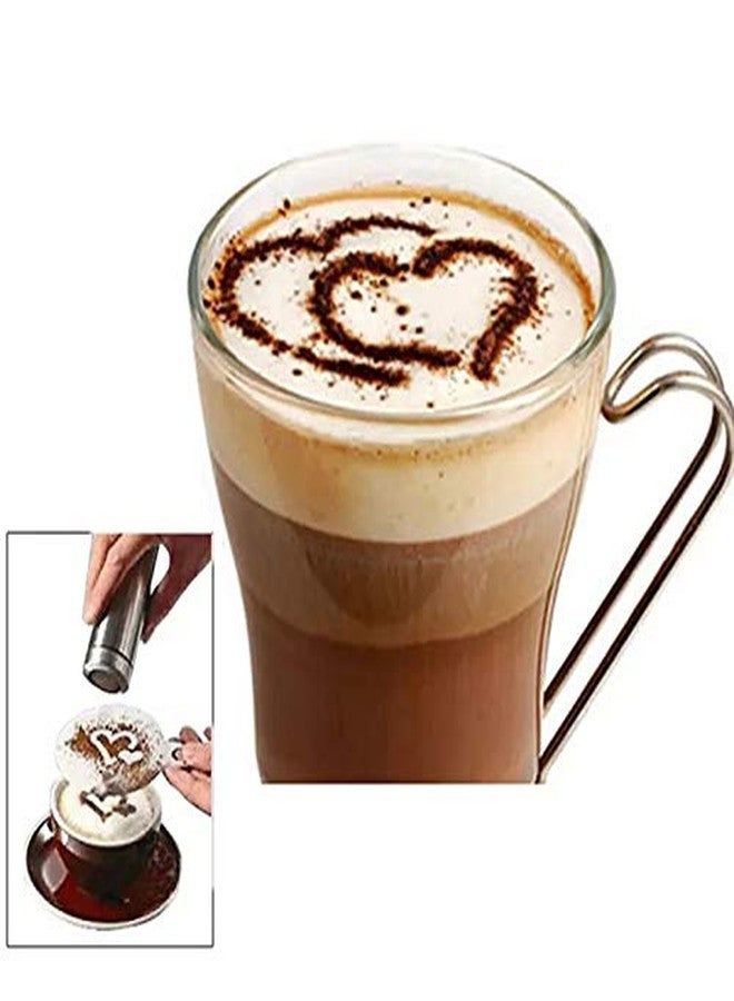 Rack Jack Reusable Creative Coffee Art Stencil Lattes or Hot Chocolate DIY Decorating Cake Cappuccino Design Template Strew Pad for Home, Office & Restaurants - Reindeer - Image 5