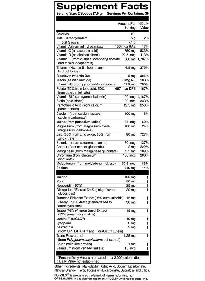 ScienceBased Health Macularprotect Complete Areds2 Drink Mix Vitamin & Mineral Supplement And Whole Body Multinutrient 30 Day Supply  - Image 4