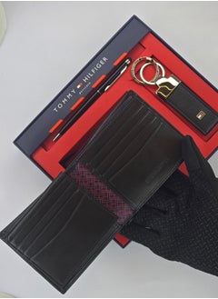 Tommy Hilfiger Plus Tommy Hilfiger Wallet, Keychain & Pen Set For Men  - Image 2