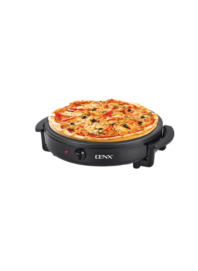 دينكس DENX---DX4402 ماكينة بان كيك كهربائية بقوة 1500 واط، لوحة طهي غير لاصقة مع مقبض ضبط درجة الحرارة، تسخين سريع ومتساوي لصنع الكريب - Image 2