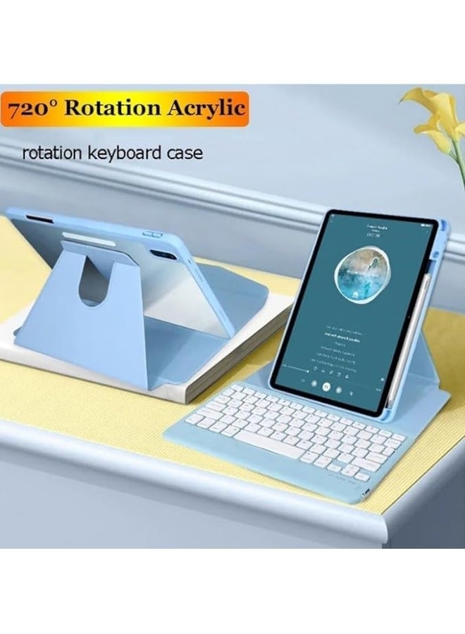 Arabic and English Rotatable Keyboard Case Compatible with iPad Pro 11 inch(all series) Magnetic For - Image 2