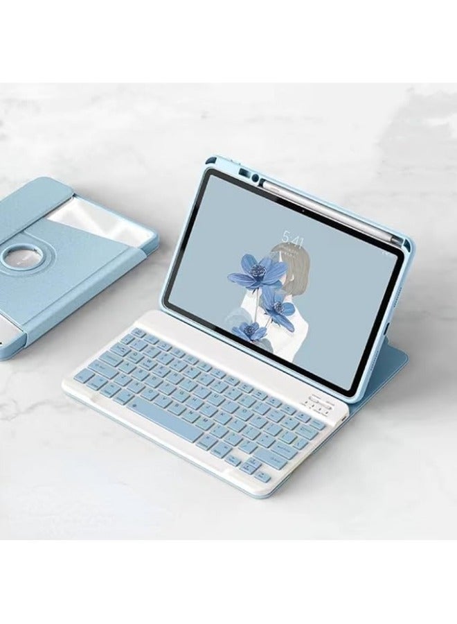 Arabic and English Rotatable Keyboard Case Compatible with iPad Pro 11 inch(all series) Magnetic For - Image 1