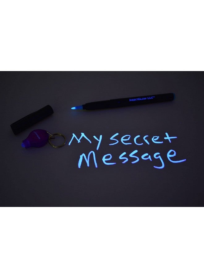 DirectGlow LLC Directglow Invisible Uv Ink Marker Pen With Ultraviolet Led Keychain Blacklight - Image 1
