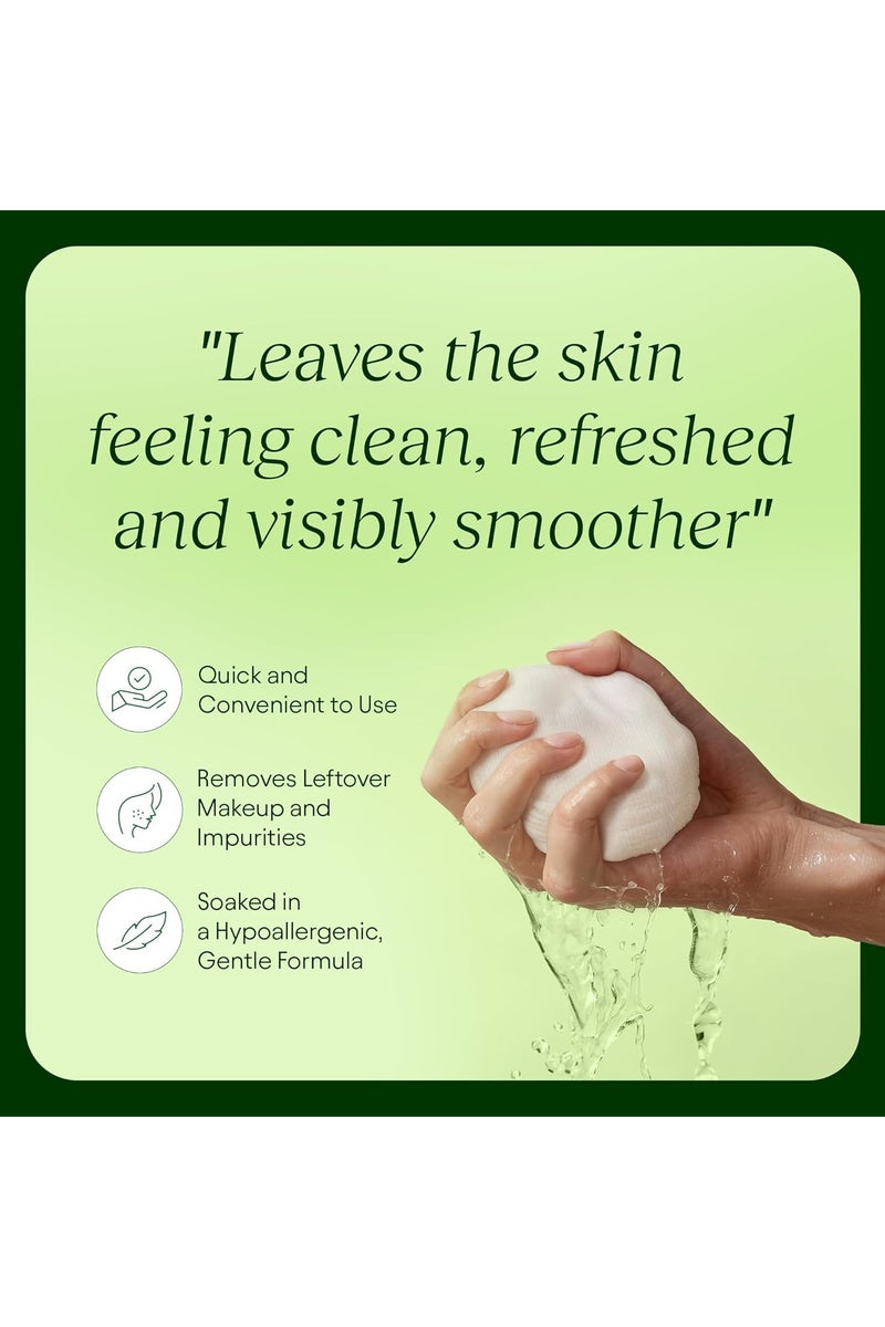 Jiyu Skin Cell Renewal and Rejuvenation Toning &Brightening Face Pads Antioxidante Rich Dermatologically Tested - 100 Pads - Image 5