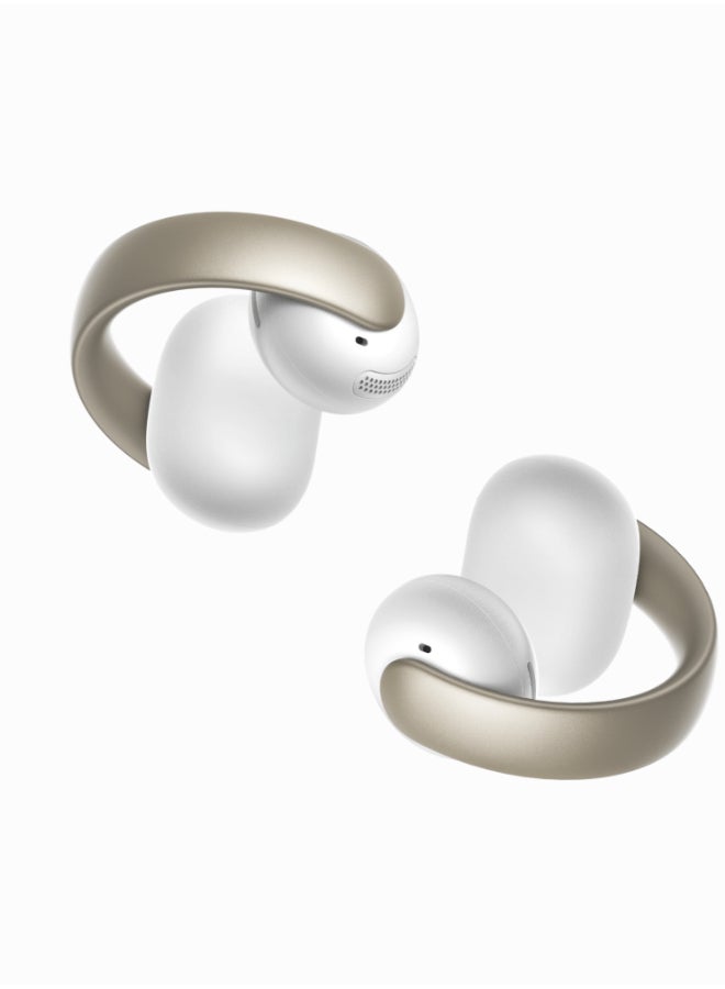 Soundcore AeroClip by Anker, Open-Ear Earbuds, Clip-On Headphones, Adaptive Comfort, Clear Calls with 4 Mics and AI, Stable Fit, 12mm Drivers for Powerful Bass, Hi-Res, Open-Ring Design White - Image 1
