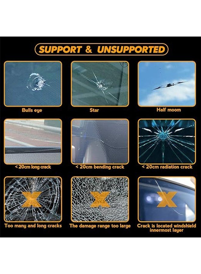 Car Windshield Repair Kit, Windshield Chip Repair Kit with Windshield Repair Resin for Fix Auto Glass Windshield Crack Chip Scratch - Image 5