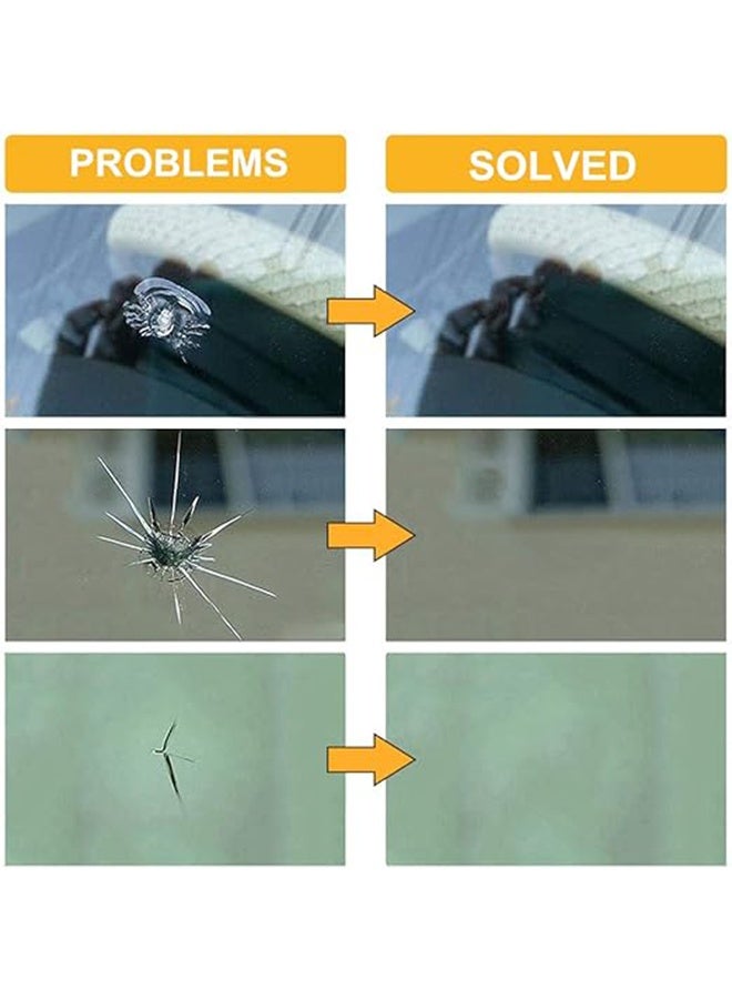 Car Windshield Repair Kit, Windshield Chip Repair Kit with Windshield Repair Resin for Fix Auto Glass Windshield Crack Chip Scratch - Image 4