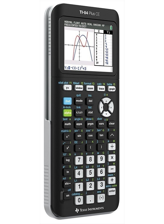 TEXAS INSTRUMENTS TI-84 Plus CE Graphing Calculator, Black - Image 4