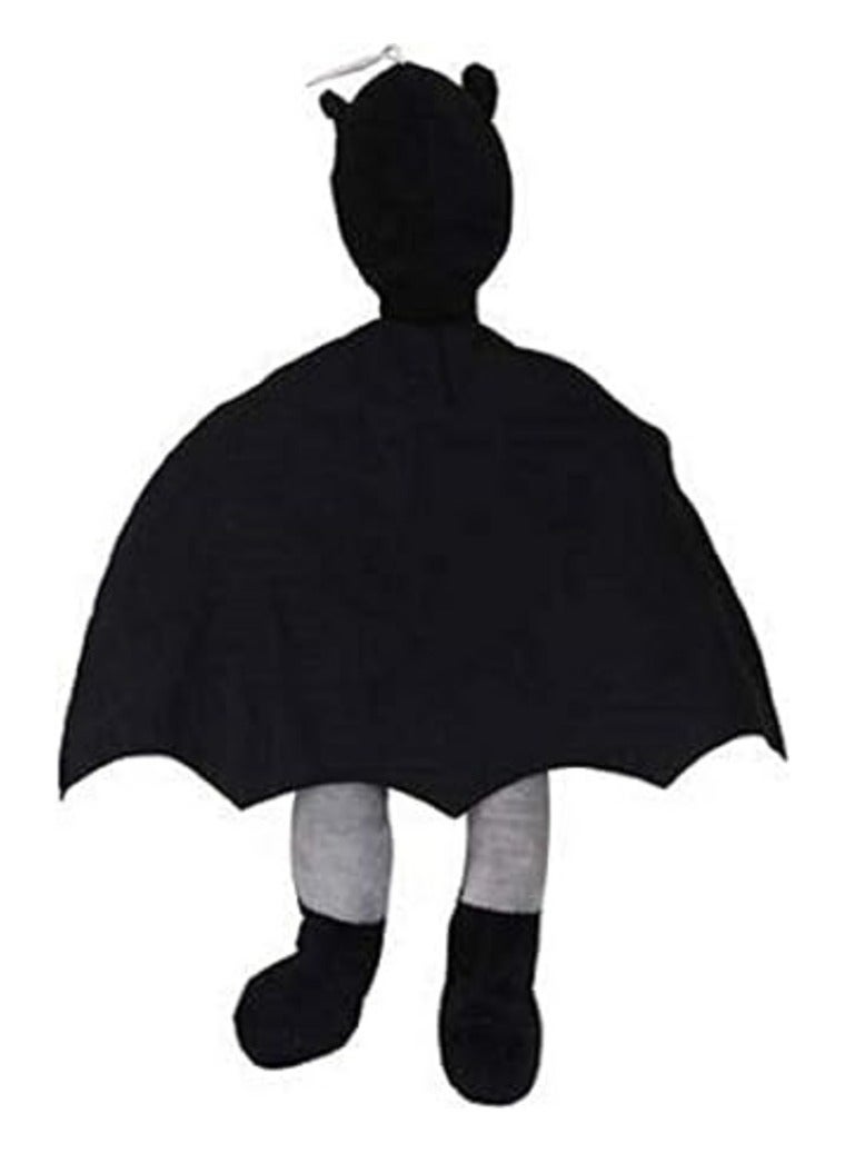 Medium Black Batman Teddy Bear – Soft Plush Superhero Stuffed Animal Toy for Kids, Perfect Birthday Gift for Children, Cuddly Batman Plush Toy - Image 2