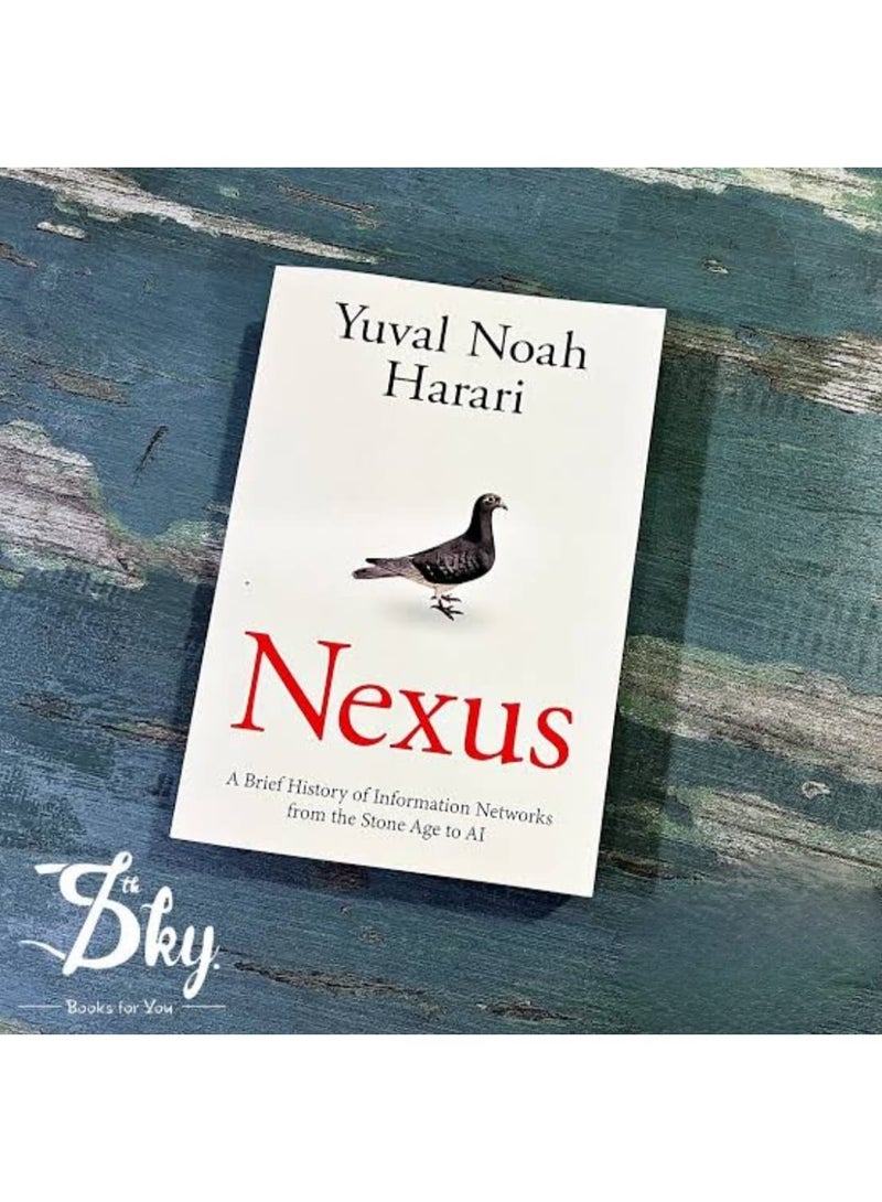 "نيكسوس: تاريخ موجز لشبكات المعلومات من العصر الحجري إلى الذكاء الاصطناعي" للمؤلف يوفال نوح هراري. - Image 2
