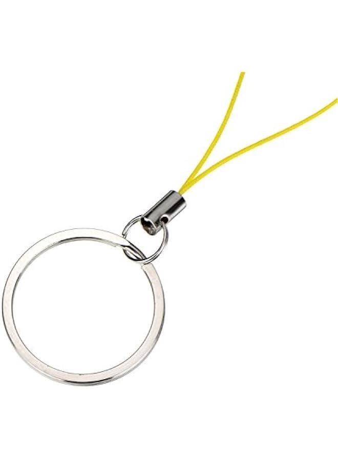 20 Pieces Nylon Flash Drive Lanyard Keyrings with Color Strap for ID Card USB ID Card MP3 Player Keys Cellphone Keychain, 4 Colors  - Image 3