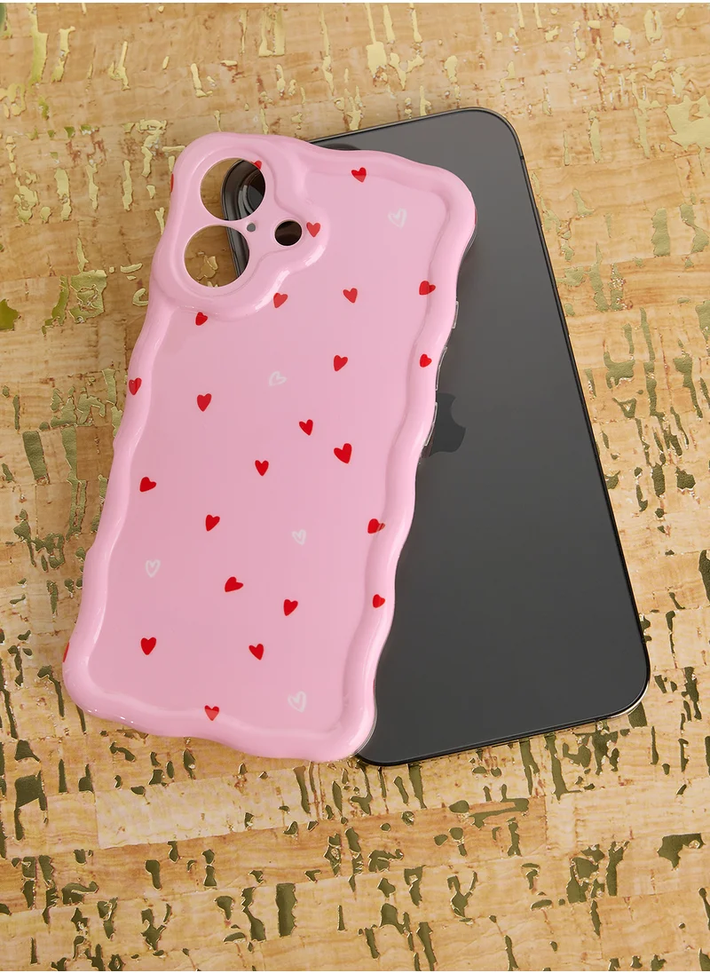 كوكونت لين Wavy Cute Heart Phonecase 16