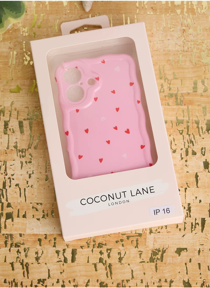 كوكونت لين Wavy Cute Heart Phonecase 16