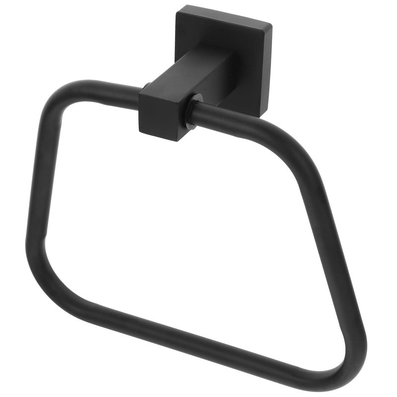 Stainless Steel Towel Ring Holder Wall Mounted Space Saving Kitchen Bathroom Accessory - Image 2