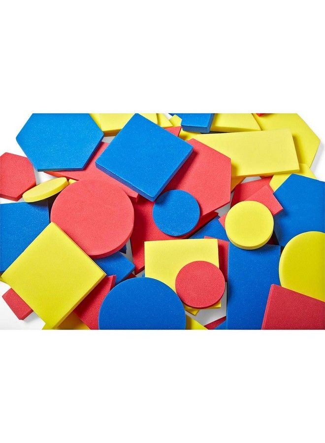 hand2mind Foam Attribute Blocks Student Kit Geometry Set Preschool Learning Manipulatives For Preschool Montessori Math Shapes For Toddlers Home Schooling Materials Prek (Set Of 60 Blocks) - Image 5