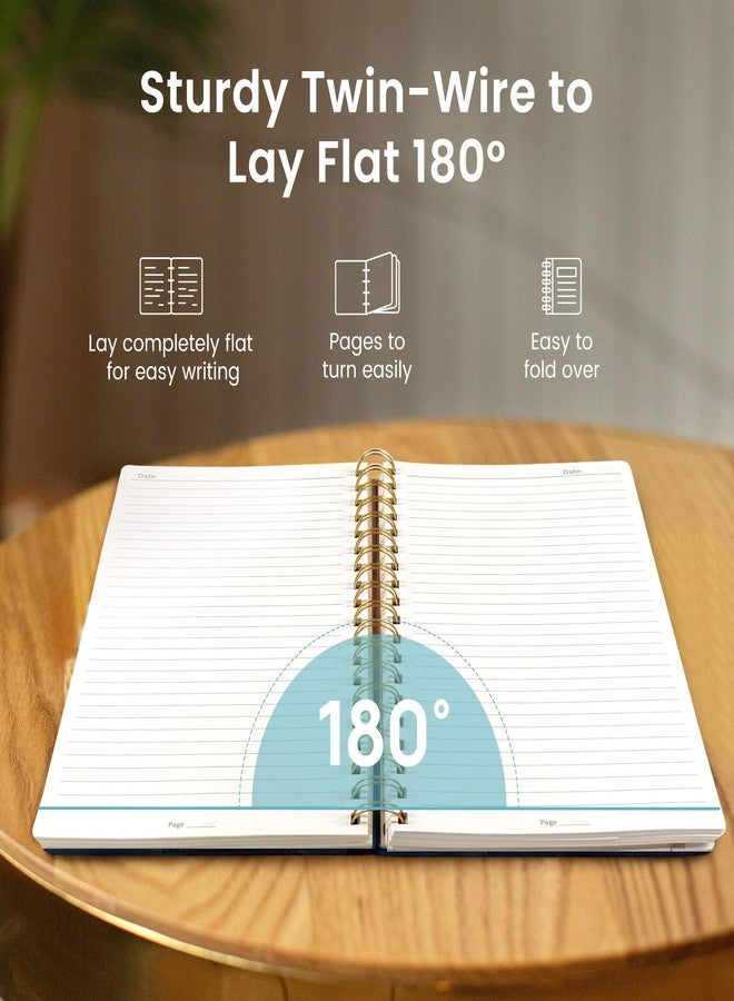 Taja Lined Spiral Notebook Journal for Work, 300 Pages Thick B5 (7.1"x10") College Ruled Journal for Women & Writing, Hardcover Notebook for Note Taking, Perfect for Office Home School Supplies, Sunset - Image 4